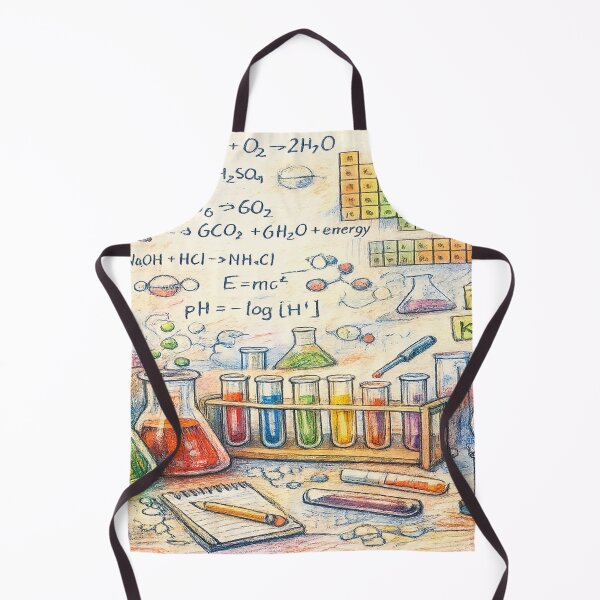 Item preview, Chemistry Lab Sketch in Colored Pencils designed and sold by SpicyWind.