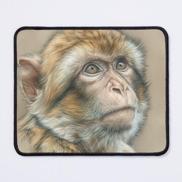 Item preview, Monkey portrait designed and sold by Brian Tarr.