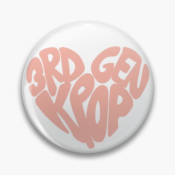 Item preview, 3rd Gen Kpop Heart Coral Pink designed and sold by PNWBeePhotos.