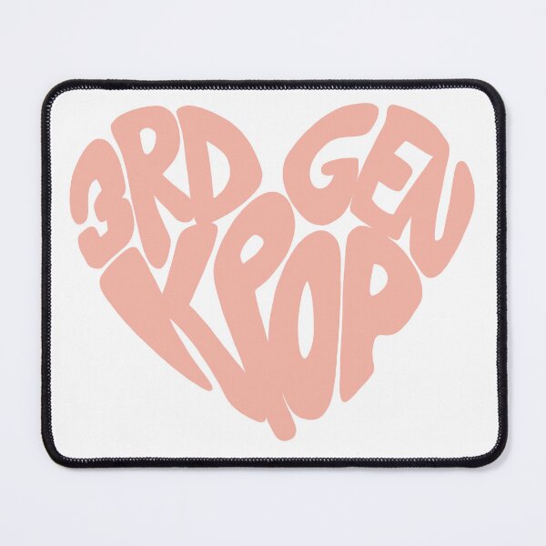 Item preview, 3rd Gen Kpop Heart Coral Pink designed and sold by PNWBeePhotos.