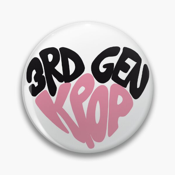 Item preview, 3rd Gen Kpop Heart Black Pink designed and sold by PNWBeePhotos.