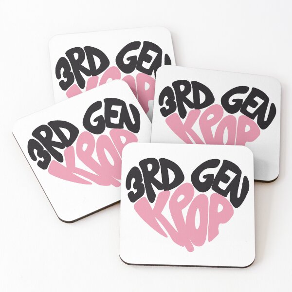 Item preview, 3rd Gen Kpop Heart Black Pink designed and sold by PNWBeePhotos.