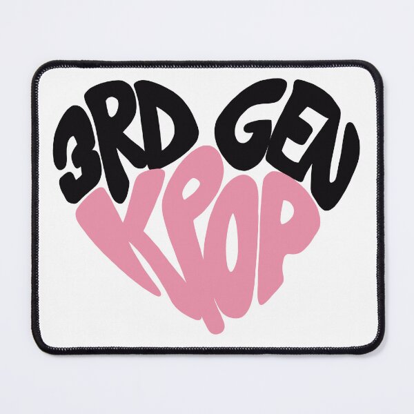 Item preview, 3rd Gen Kpop Heart Black Pink designed and sold by PNWBeePhotos.