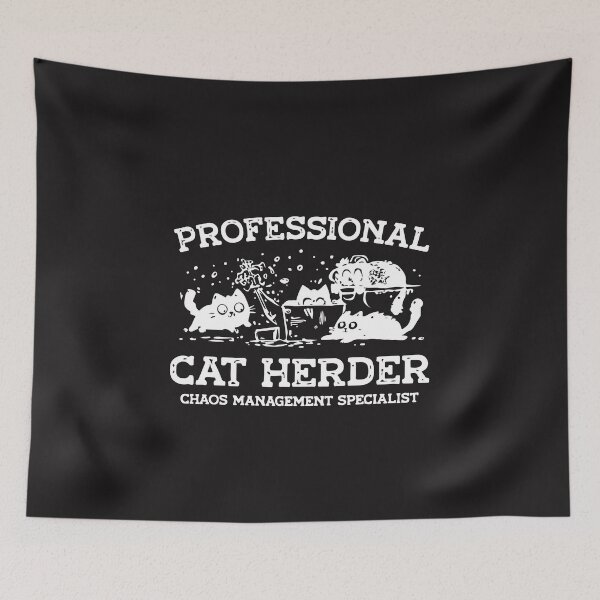 Item preview, Professional Cat Herder Chaos Management Specialist Funny Gift designed and sold by kiralynstration.