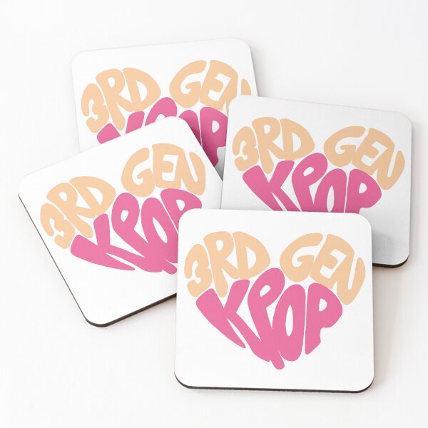 Item preview, 3rd Gen Kpop Heart Apricot Pink designed and sold by PNWBeePhotos.