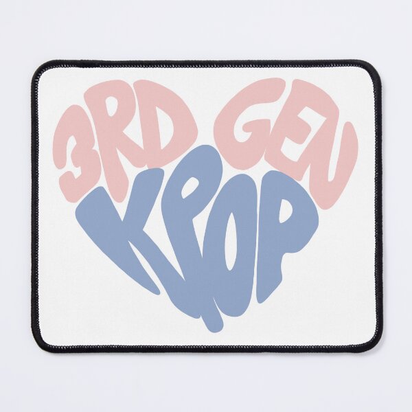 Item preview, 3rd Gen Kpop Heart Pastel Pink Blue designed and sold by PNWBeePhotos.