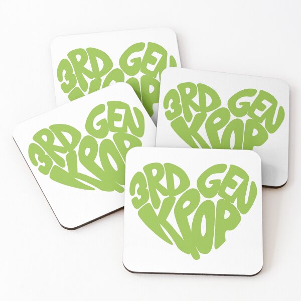 Item preview, 3rd Gen Kpop Heart Lime Green designed and sold by PNWBeePhotos.