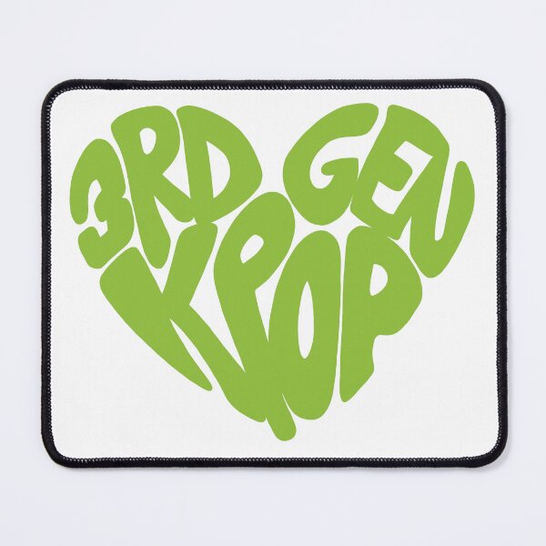 Item preview, 3rd Gen Kpop Heart Lime Green designed and sold by PNWBeePhotos.