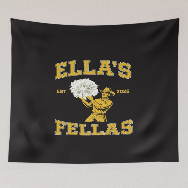 Item preview, Vintage Fellas Ellas Retro Aesthetic Typography Squad Design designed and sold by kiralynstration.