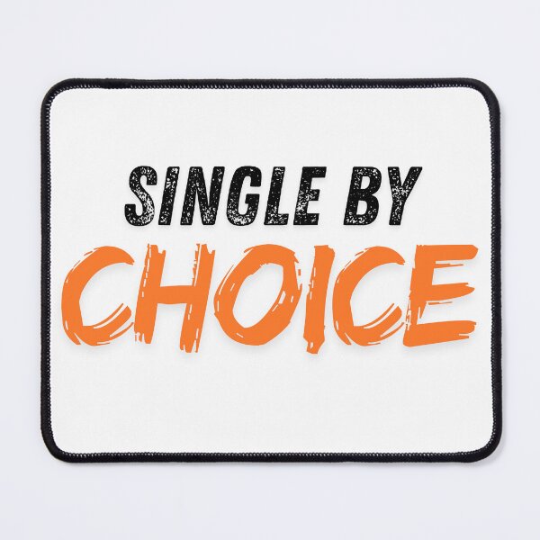 Item preview, Single by Choice – Bold Orange & Black Typography, Confident Statement Design designed and sold by SalinahYahya.