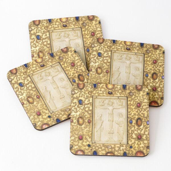 Item preview, Ancient Holy book binding with gems & Byzantine Icon designed and sold by Classical Weasel.