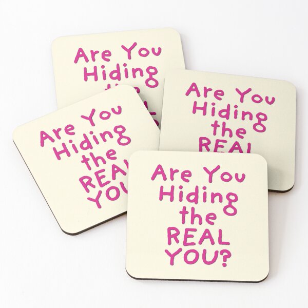 Item preview, Are You Hiding the REAL YOU? designed and sold by CharlottePlaceArt.