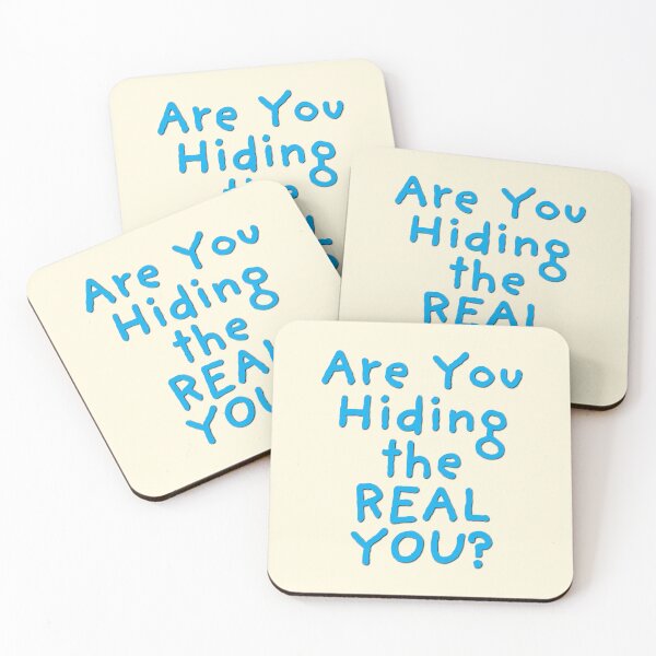 Item preview, Are You Hiding the REAL YOU? designed and sold by CharlottePlaceArt.