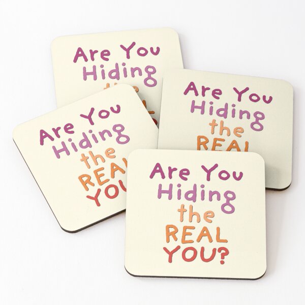 Item preview, Are You Hiding the REAL YOU? designed and sold by CharlottePlaceArt.