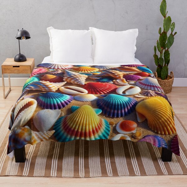 Item preview, Tropical Seashell Treasure in Golden Sand designed and sold by PixelVibe782.