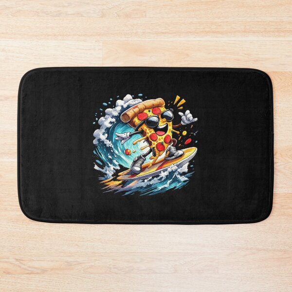 Item preview, Radical Surfing Pizza Dude designed and sold by broegantotiw.