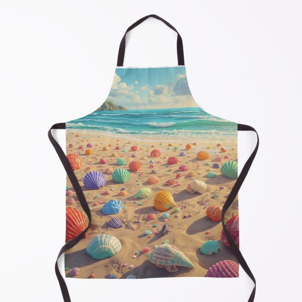 Item preview, Whimsical Golden Hour Shell Paradise designed and sold by PixelVibe782.