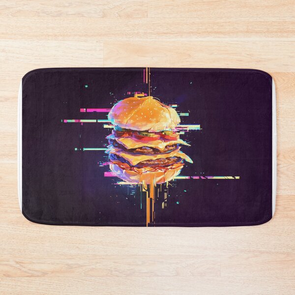 Item preview, Neon Glitch Double Cheeseburger designed and sold by Christian Weiss.