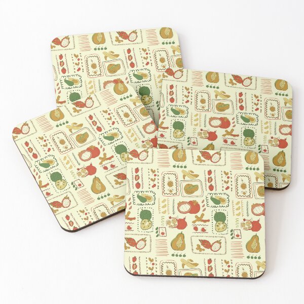 Item preview, Fresh Tropical Fruit and Food Seamless Pattern designed and sold by agiadesigns.