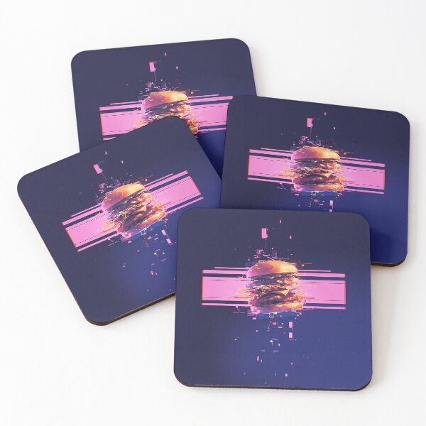 Item preview, Retro Wave Glitch Burger Stack designed and sold by Christian Weiss.