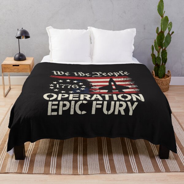 Item preview, We The People 1776 Operation Epic Fury Patriotic Military Jet Vintage American Flag Design designed and sold by kiralynstration.