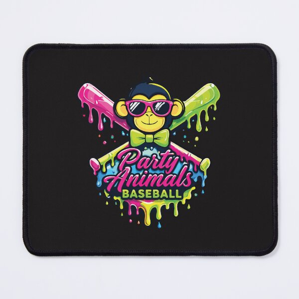 Item preview, Party Animals Baseball Funny Monkey Team Spirit Graphic Design designed and sold by kiralynstration.