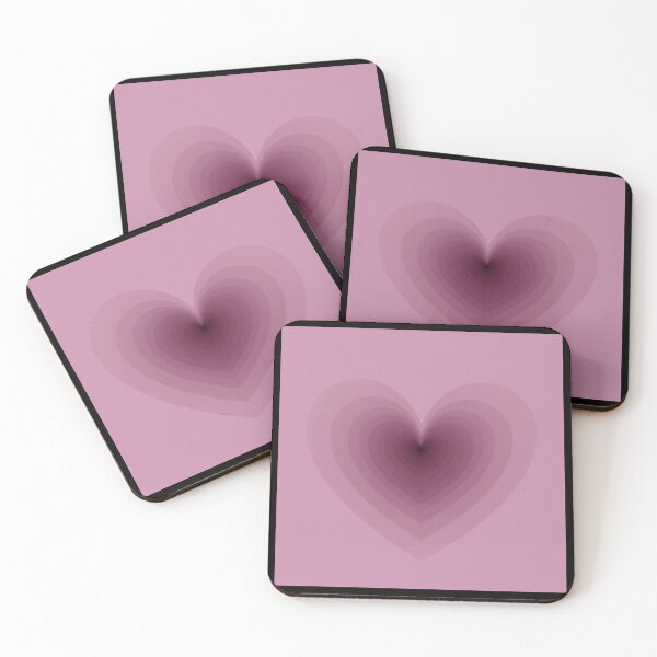 Item preview, Shaded Pink Heart Pattern Artwork  designed and sold by NivyasArtistry.