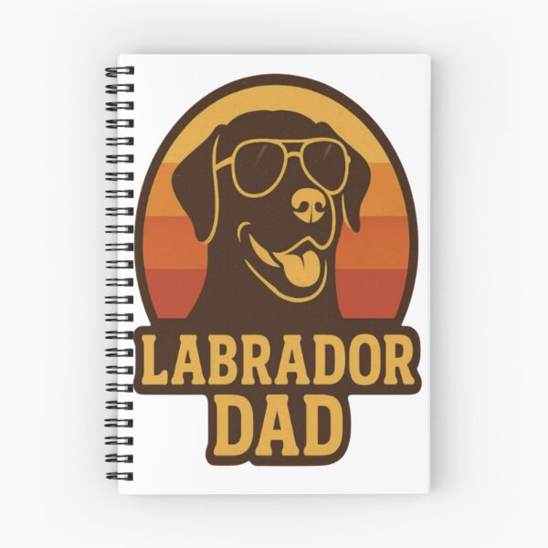 Item preview, Labrador Dad Retro Sunset Vintage Gift designed and sold by PawPrintCustom.