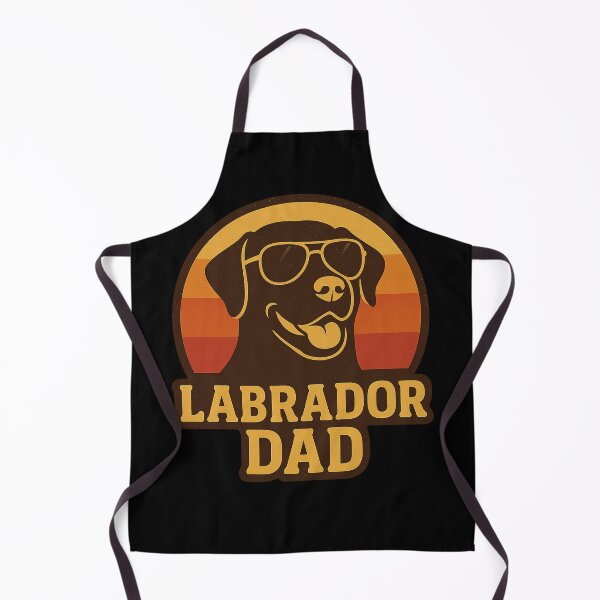 Item preview, Labrador Dad Retro Sunset Vintage Gift designed and sold by PawPrintCustom.