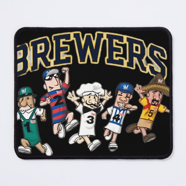Item preview, Brewers Sausage Mascot Race Cartoon Sports Parody designed and sold by SteVanOo.