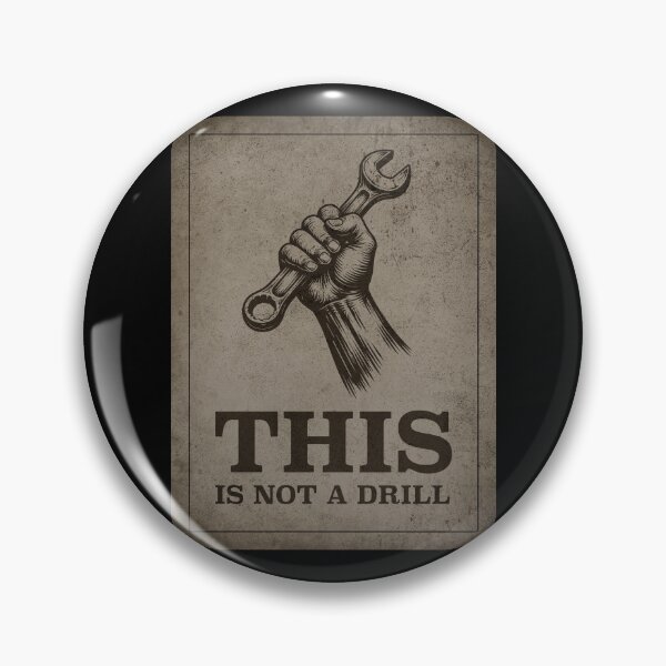 Item preview, This is Not a Drill - Hand holding Wrench (Eroded) designed and sold by STUDIO-72.