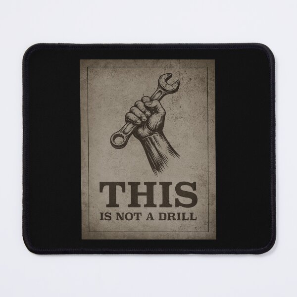 Item preview, This is Not a Drill - Hand holding Wrench (Eroded) designed and sold by STUDIO-72.