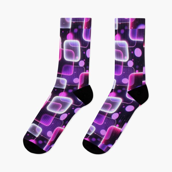 Item preview, Neon Magenta Cyber Abstract Wallpaper designed and sold by PixelVibe782.