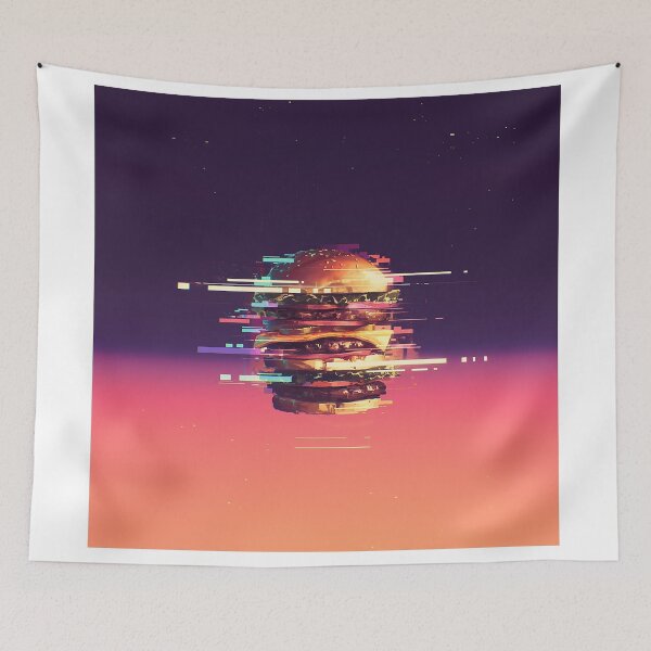 Item preview, Cyberpunk Digital Distortion Burger designed and sold by Christian Weiss.