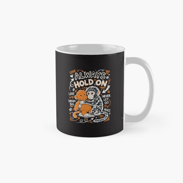 Item preview, Love Always Hold On Cute Monkey Hugs Inspirational Animal Design designed and sold by kiralynstration.