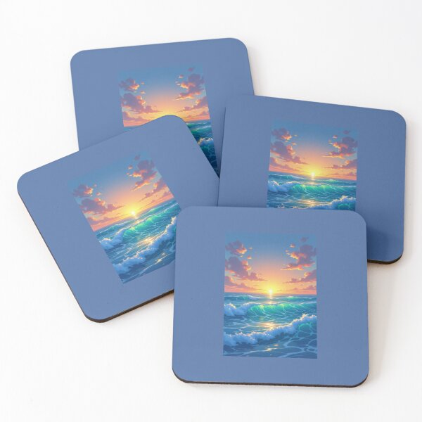 Item preview, Anime Sea view at Sunset designed and sold by pick-me-art.