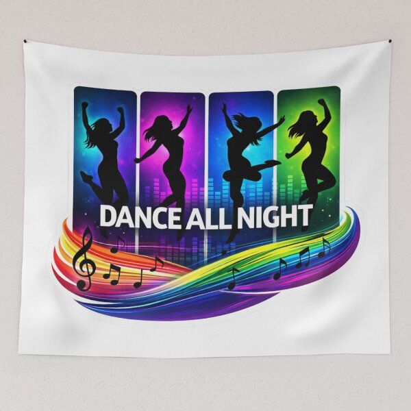 Item preview, Dance All Night Neon Silhouettes designed and sold by lorand-designs.