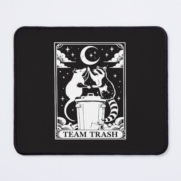 Item preview, Vintage Tarot Card Team Trash Raccoon Opossum Crescent Moon Gothic Design designed and sold by kiralynstration.