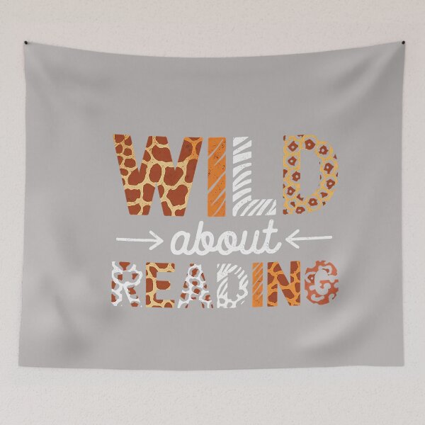 Item preview, Wild About Reading Books Reader Lover Librarian Bookworm  designed and sold by GreggRoss.
