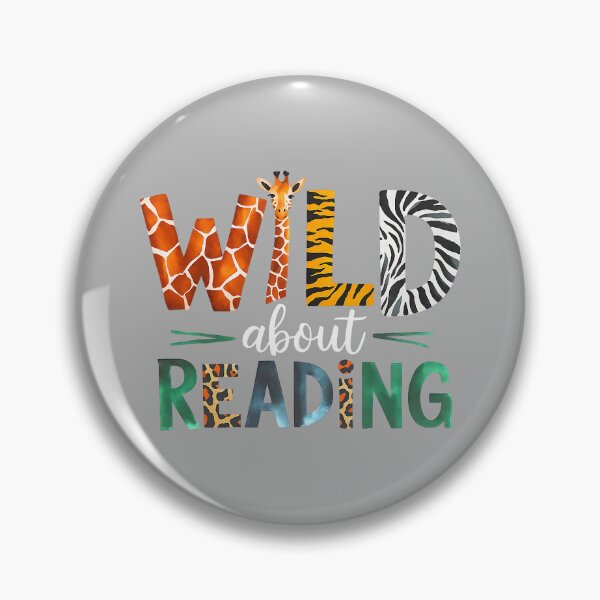 Item preview, Wild About Reading Books Reader Lover Librarian Zoo Animals designed and sold by GreggRoss.