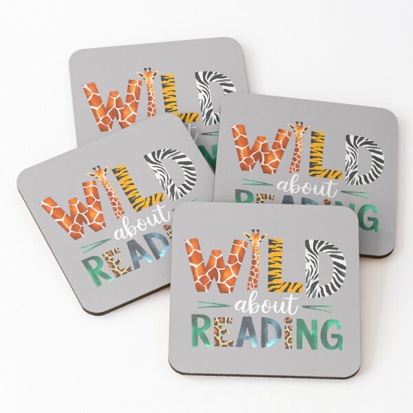 Item preview, Wild About Reading Books Reader Lover Librarian Zoo Animals designed and sold by GreggRoss.