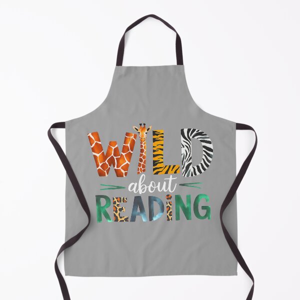 Item preview, Wild About Reading Books Reader Lover Librarian Zoo Animals designed and sold by GreggRoss.