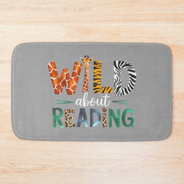 Item preview, Wild About Reading Books Reader Lover Librarian Zoo Animals designed and sold by GreggRoss.