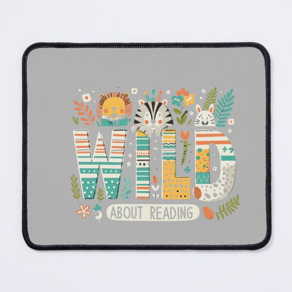 Item preview, Wild About Reading Bookworm Book Reader Zoo AnimalS designed and sold by GreggRoss.