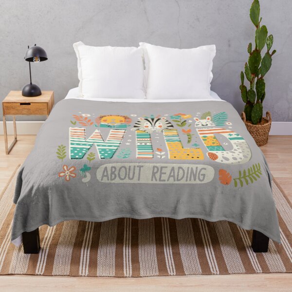 Item preview, Wild About Reading Bookworm Book Reader Zoo AnimalS designed and sold by GreggRoss.