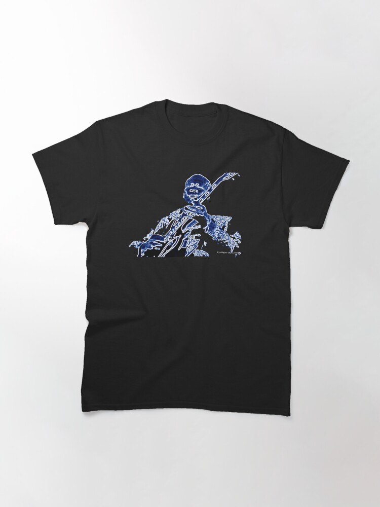 Alternate view of Abstract Blues King Classic T-Shirt