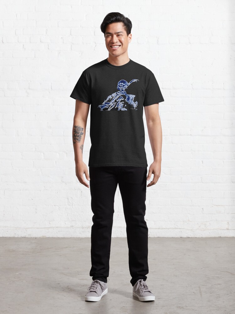 Alternate view of Abstract Blues King Classic T-Shirt