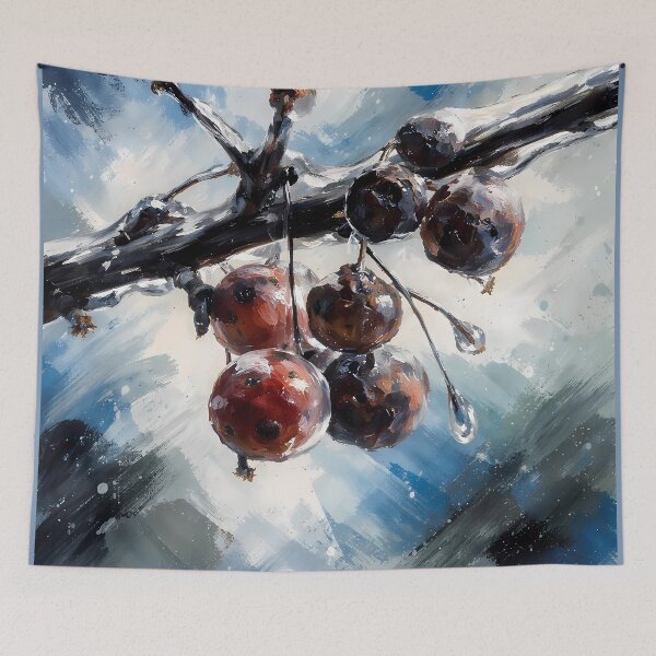 Item preview, Icy Apples on a Branch designed and sold by cuprum.