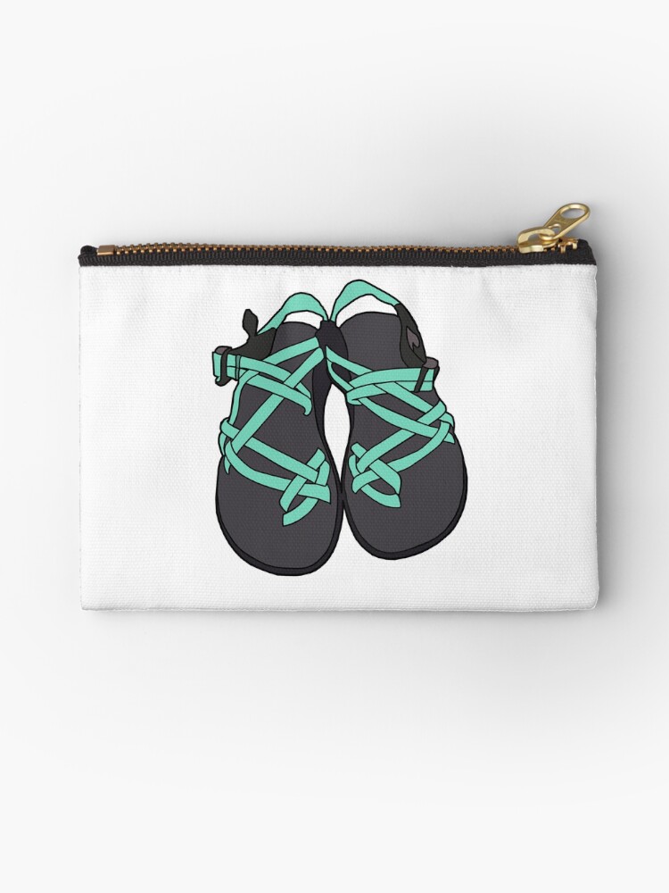 green chaco sandals