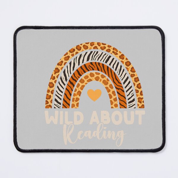 Item preview, Wild About Reading Teacher Kids Girls Animal Print Rainbow designed and sold by mjohnson9.